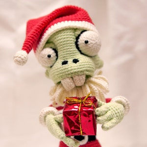 PATTERN - Zombie Santa Claus - crochet pattern, amigurumi pattern, pdf