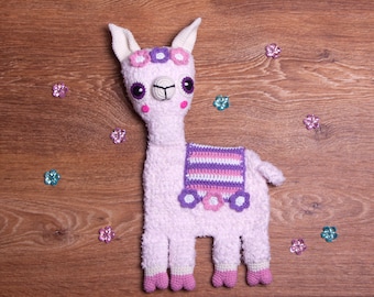PATTERN - Llama Ragdoll - crochet pattern, amigurumi pattern, pdf, - Llama DIY Baby Blanket