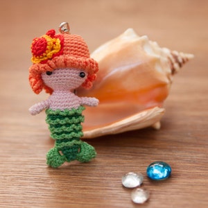 PATTERN - Mermaid - crochet doll pattern, amigurumi doll pattern, pdf - Instant Download