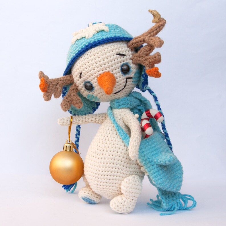 PATTERN Snowman Lu crochet pattern, amigurumi pattern, pdf image 2