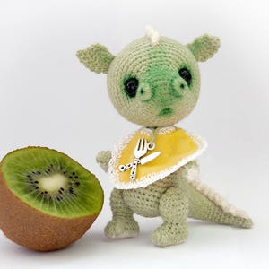 PATTERN Miniature Crochet Dragon Amigurumi Toy baby dragon OOAK image 1