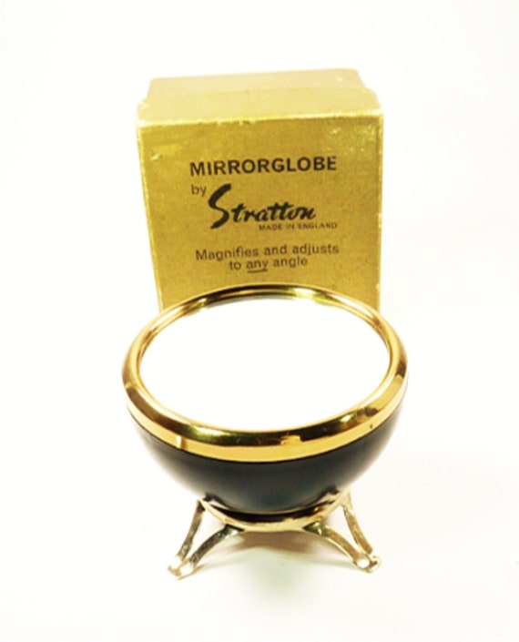 compact mirrored dressing table