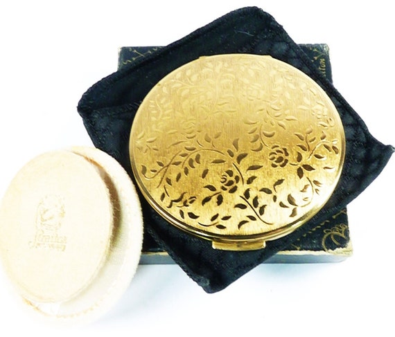 Gift For Her Vintage Purse Mirror Unused Stratton