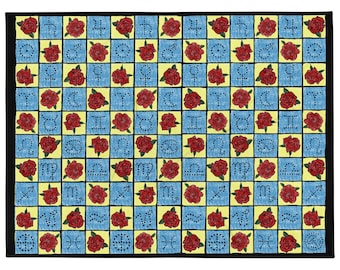9 of Swords throw blanket by Tarotista