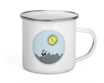 THE TAROT PODCAST enamel mug