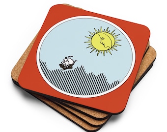 THE TAROT PODCAST cork-back coaster