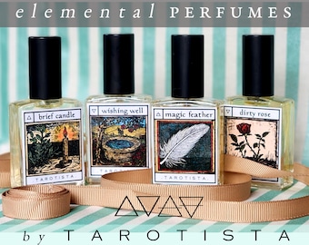 Elemental Perfumes by Tarotista: Fire, Water, Air, and Earth