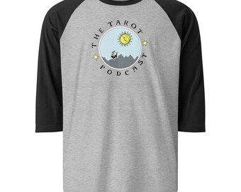 The Tarot Podcast 3/4 sleeve raglan shirt