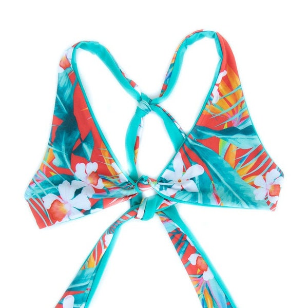 Hawaiian Cross Back Bikini Etsy UK
