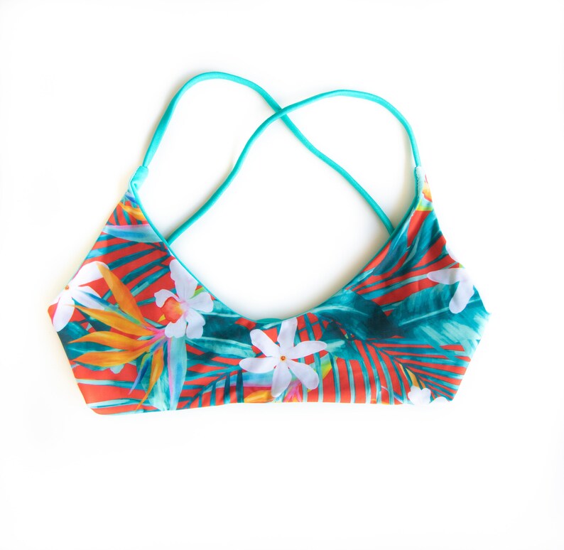 criss cross back bikini top