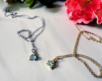 Opal Crab Necklace