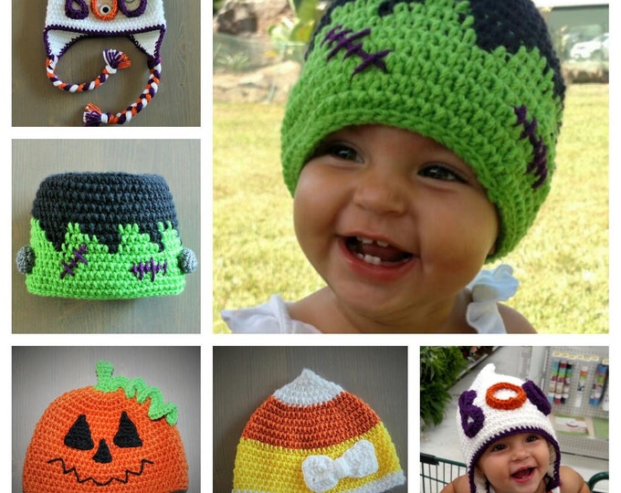 Halloween Crochet Hats Handmade to Order Newborn toEtsy