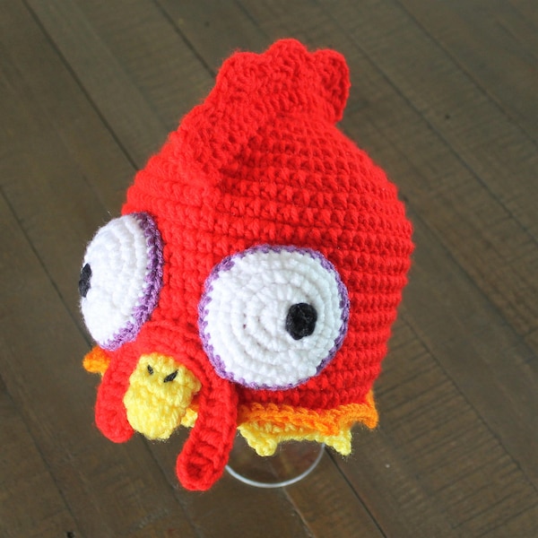 Hei Hei Chicken Hat - Moana Inspired - Handmade to Order - Newborn to Adult