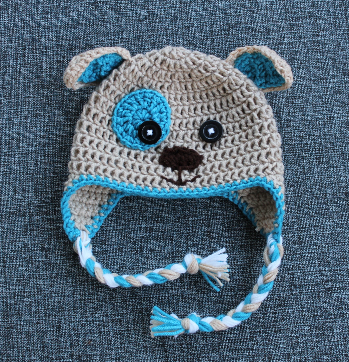 Puppy Dog Handmade Crochet Hat Newborn to Adult Sizes | Etsy