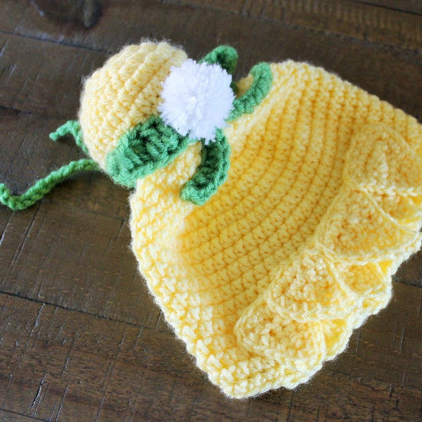 Tinkerbell Hat - Handmade to Order - Newborn to Adult