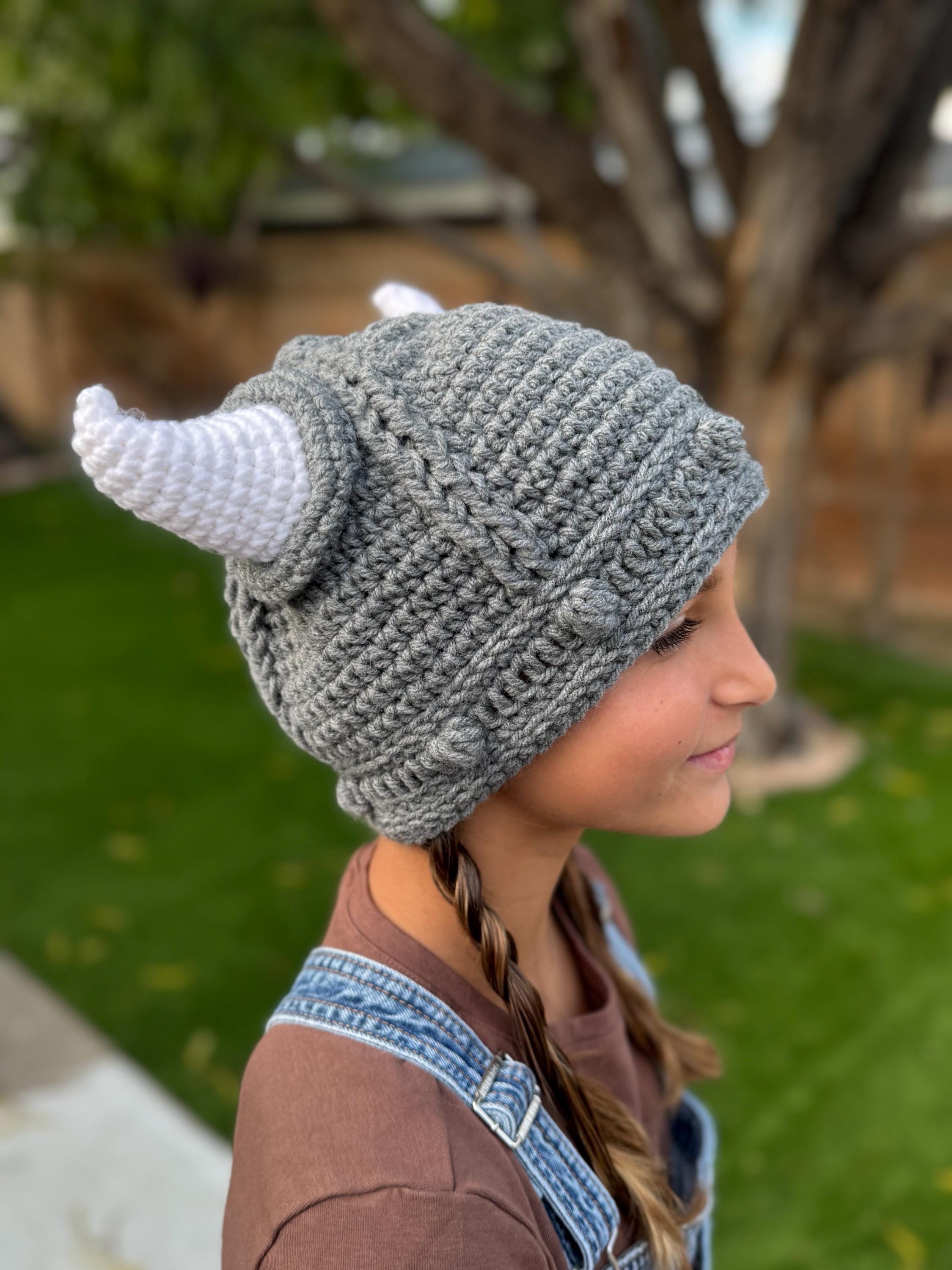 Crochet Viking Hat - Handmade to Order - Newborn to Adult - Etsy