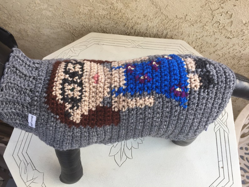 Personalized Dog Sweater For Humans
 Personalized Human Dog Sweater Crochet Dog Clothes Dog