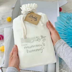 daddy from the bump gift, Daddy poem from Bump, makes a lovely new dad gift from wife.