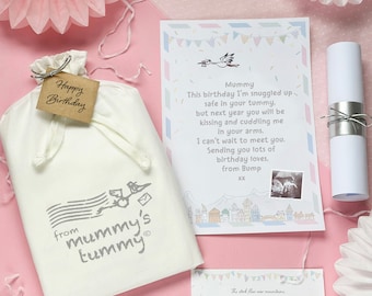 gift for pregnant wife on her birthday, or baby shower from the bump, a super cute pregnancy gift to give your pregnant friend