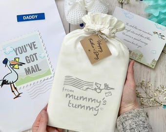 First Father's Day gift for Daddy to be, from the bump, a surprise gift for an expectant Dad