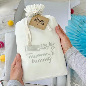 to daddy from the bump, a cute daddy poem from the bump, surprise dad to be with a gift from the bump