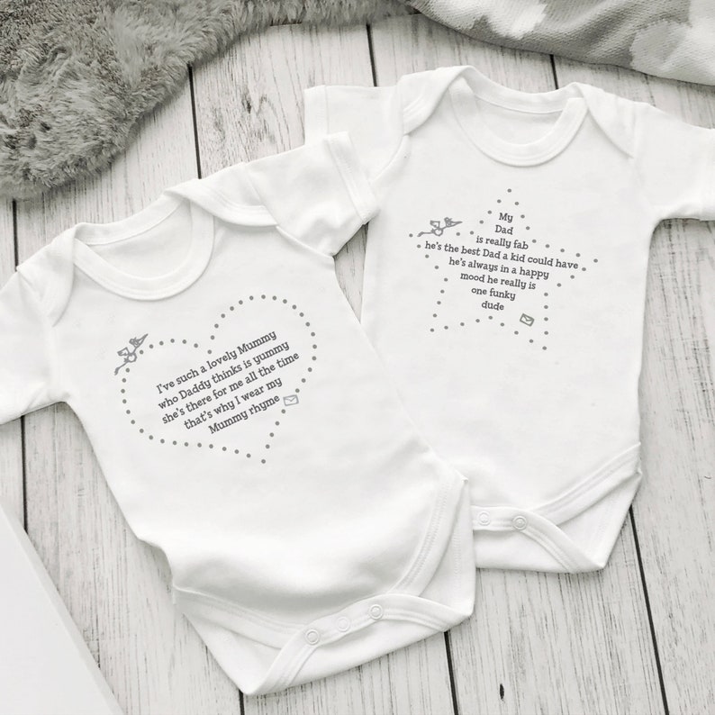 new parents gift set, a great set to send to expectant parents makes a fabulous quirky baby shower gift. image 2