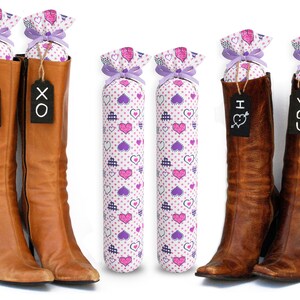 Boot Trees Boot Shapers Boot Stands Perfect for Closet Organization Complementary Black Tie on Wood Tags for Custom Personalization. Etsy
