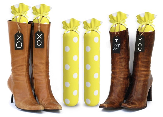 Boot Trees Boot Shapers Boot Stands Perfect for Closet Organization  Complementary Black Tie-on Wood Tags for Custom Personalization. 