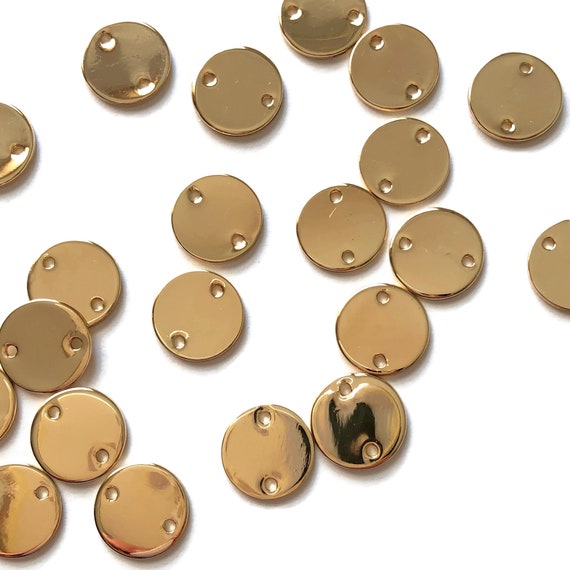 Personalized Small 12 mm Photo Round Circle Disc Necklace Personalized Small 12 mm Photo Round Circle Disc Necklace