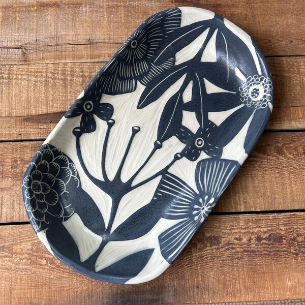 Medium Floral Tray #25