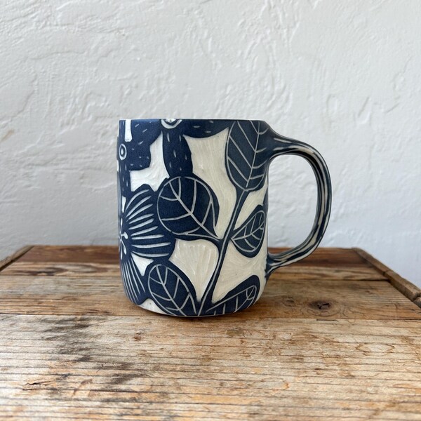 Floral Mug #6 (16fl oz)