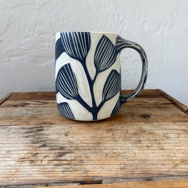 Floral Mug #1 (18Fl oz)