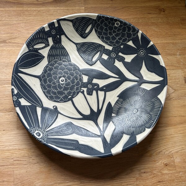 Large Floral Platter #36