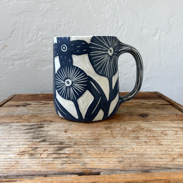 Floral Mug #4 (18fl oz)