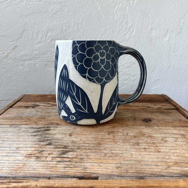 Floral Mug #12 (18fl oz)