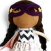 TigerMom37 reviewed Asian superhero girl rag doll toy as toddler gift or for preschoolers for birthday fabric ethnic doll with mask and cape can be customized