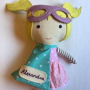 Personalized Superhero Girl Doll: Empowering Young Girls One Cape at a Time