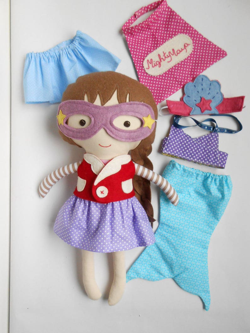 Custom Name Tags for La Loba Superhero Dolls Personalize Your Heroine's Cape image 5