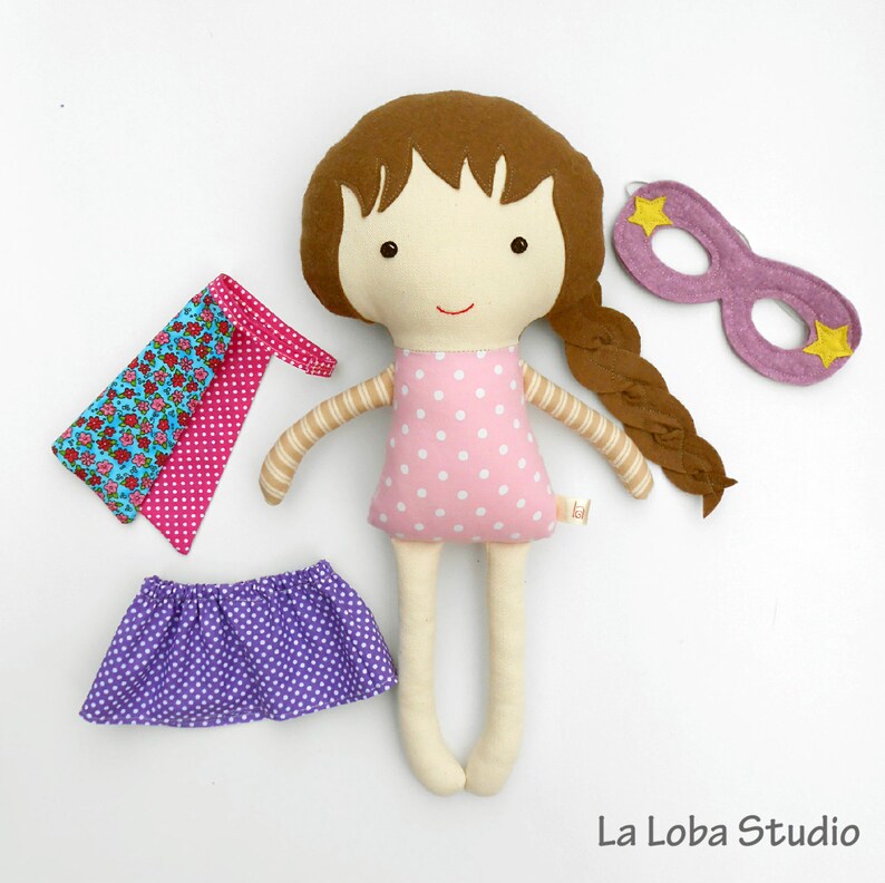 Empower Their Imagination with a Personalized Superhero Girl Rag Doll image 5