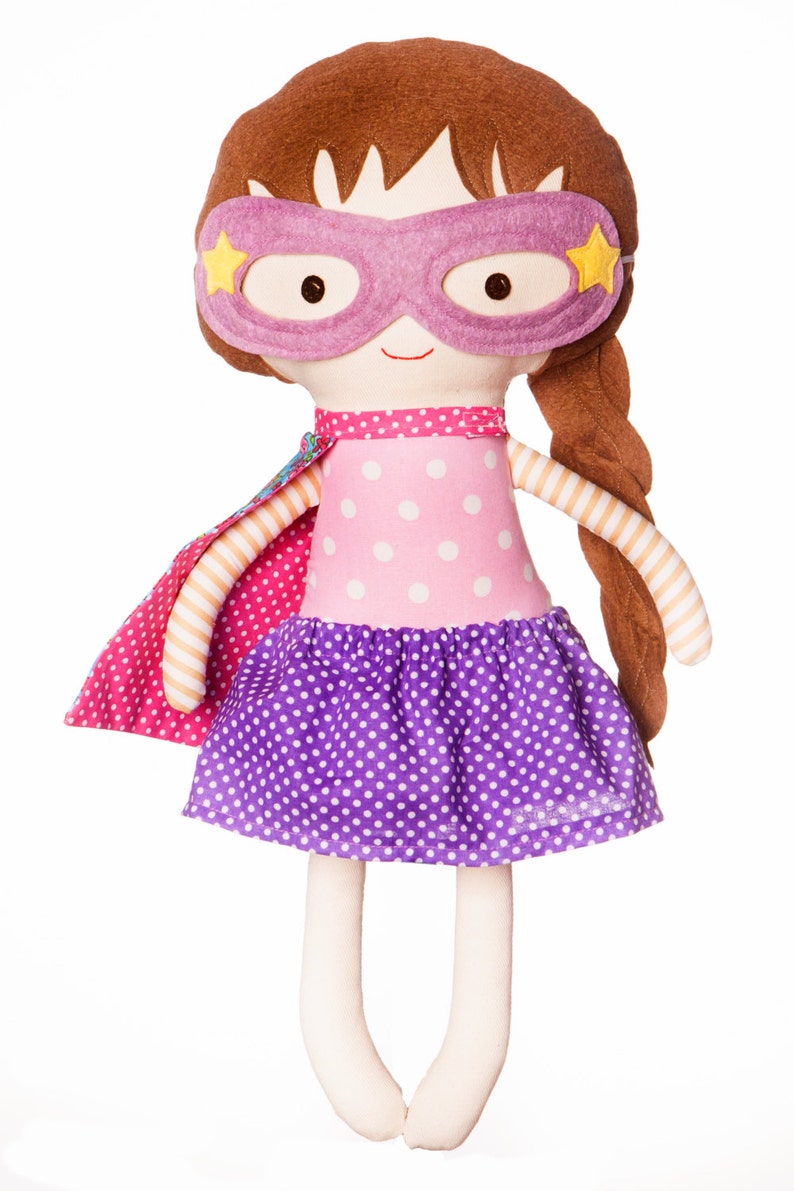 Empower Their Imagination with a Personalized Superhero Girl Rag Doll image 3