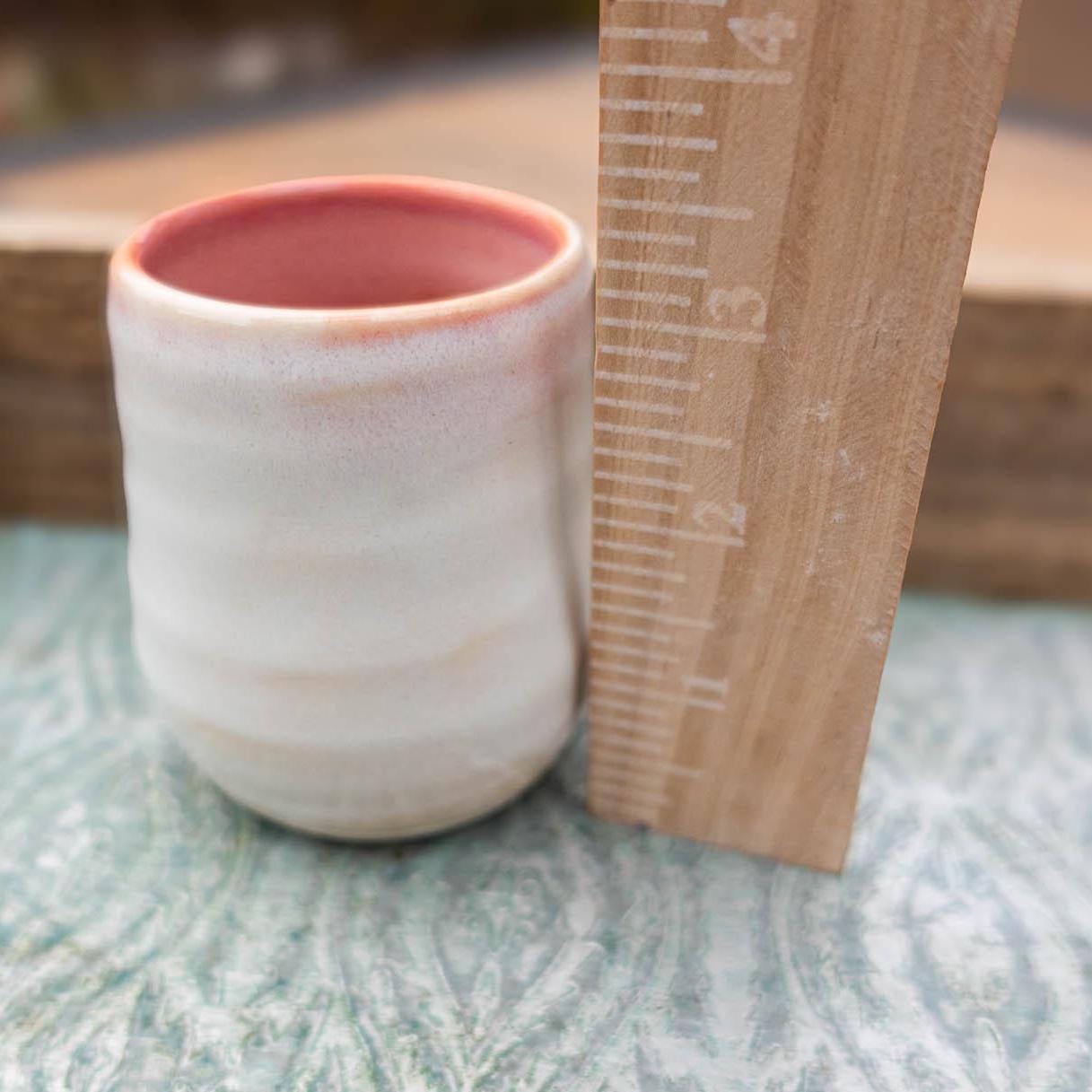 Pink and White Porcelain Bud Vase | Handmade Pottery | Mini Vase for ...