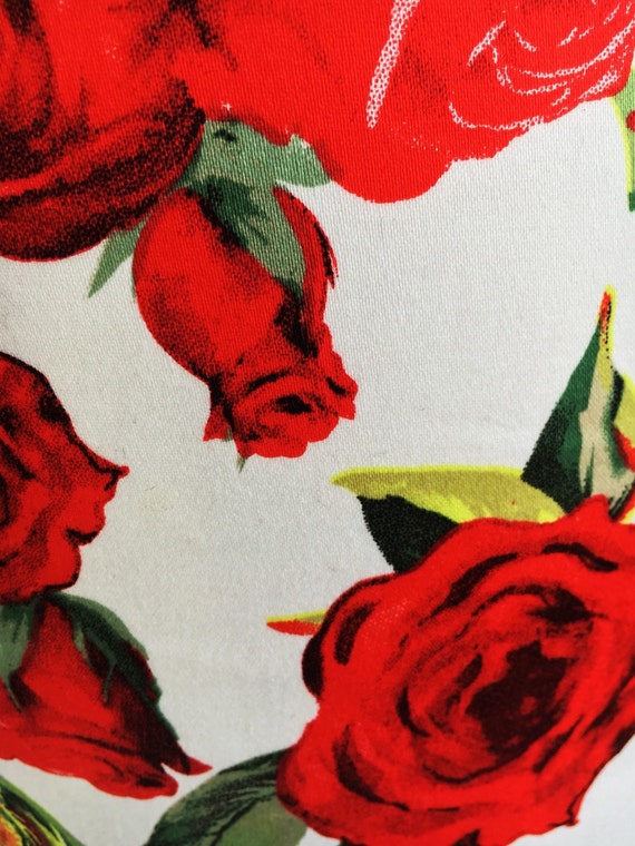 Red Rose Dress Floral Dress Summer ...