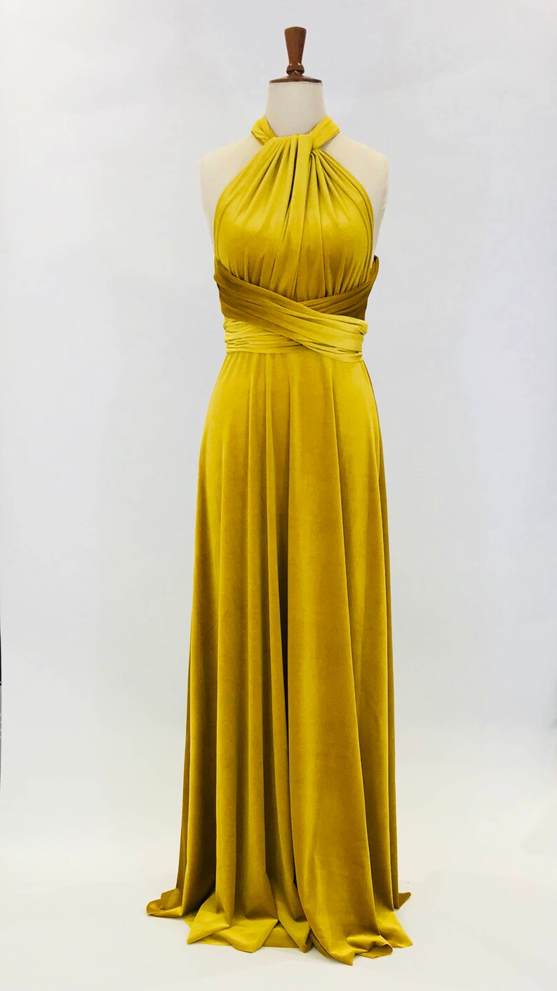 Mustard Yellow Bridesmaid Dresses