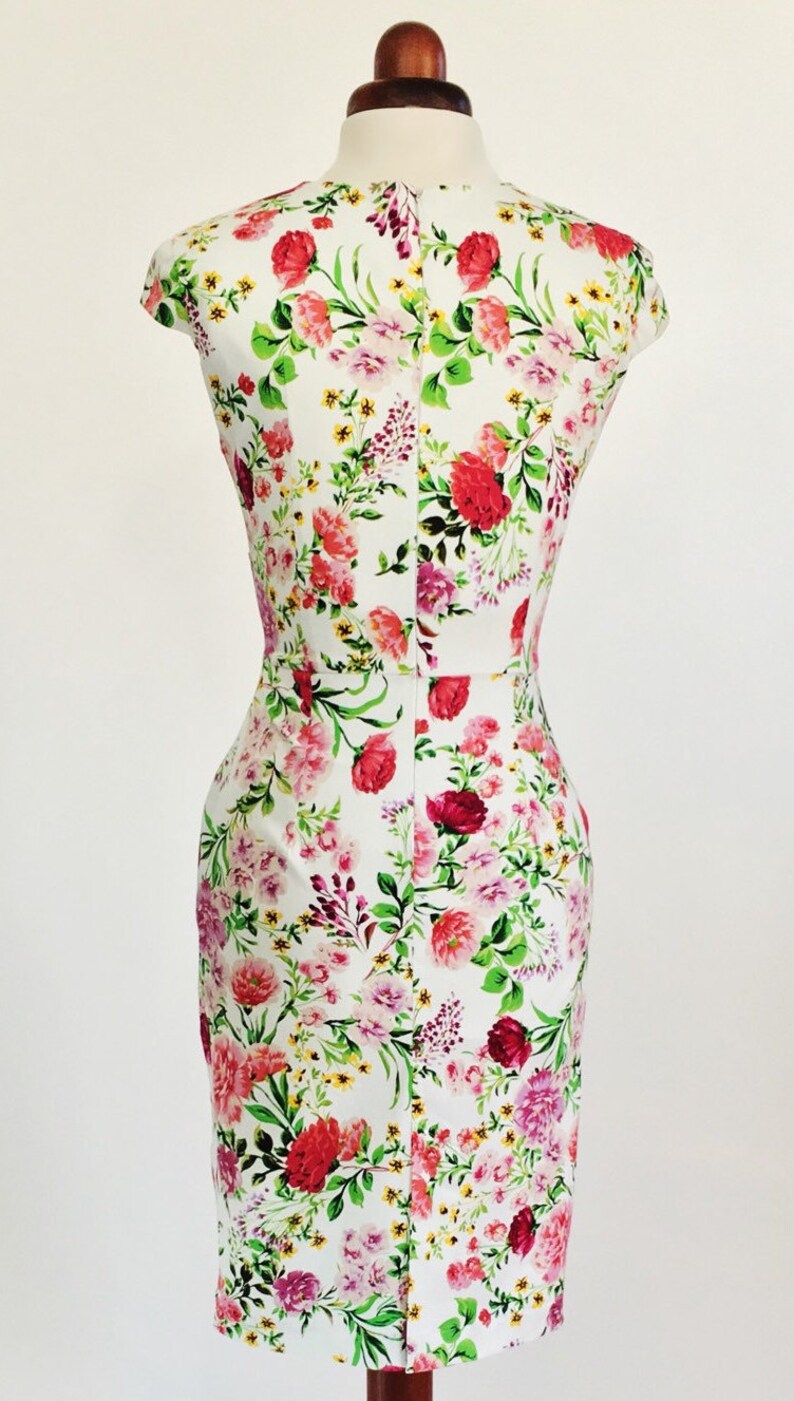 Floral dress spring flower dress summer dress vintage style | Etsy