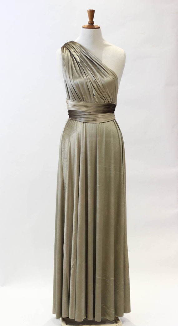 gold velvet gown