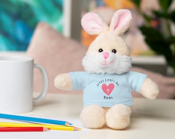 Christian Personalized Stuffed Animal, Jesus Loves Me, Plush Toy, Cuddly Gifts for Kids, Faith-Based Gift, Cute Religious Decor, Easter Toy