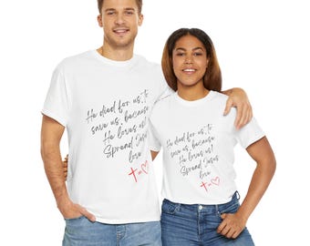 Faith-Inspired Unisex Heavy Cotton Tee - Spread Jesus Love Shirt, Christian Gift, Inspirational T-Shirt, Casual Wear, Church Event Apparel