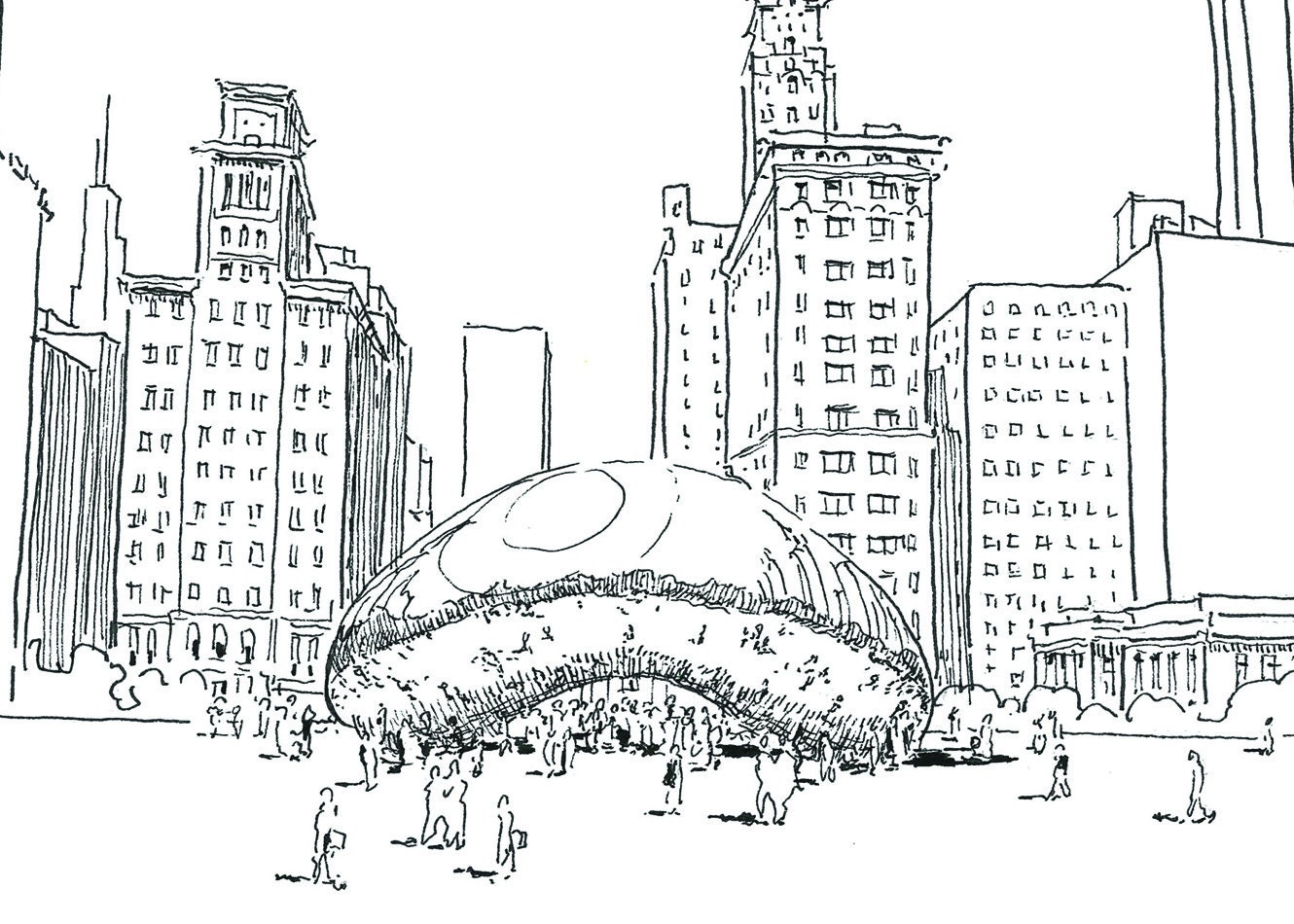 Chicago Bean Etsy