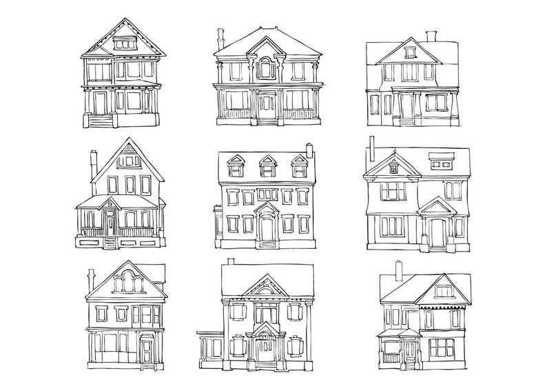 House Elevation Print 3 image 1