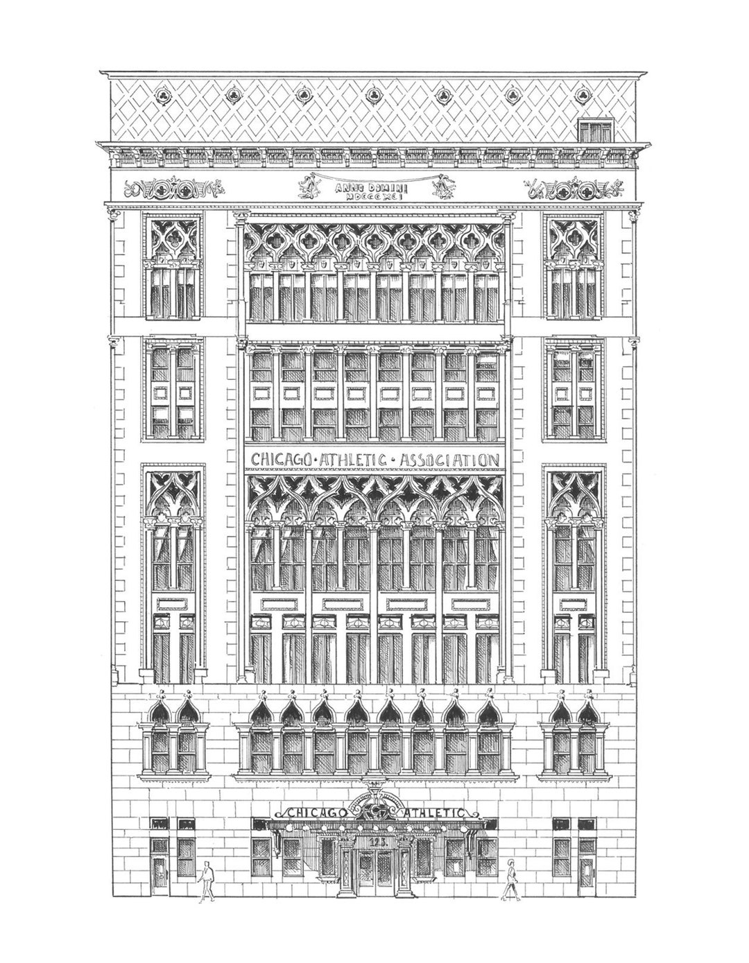 Chicago Athletic Association Etsy